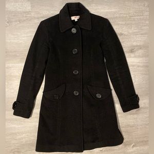 Heavy duty pea coat.  Slim fit